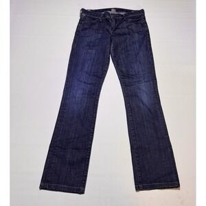 Citizens of Humanity Ava Jeans Women 28 Blue Low Rise Straight Leg Dark Wash Y2K